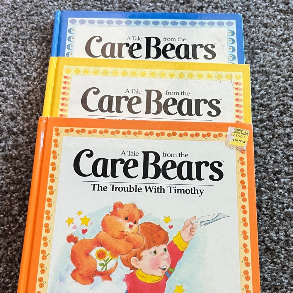 Care Bears Kids Storybook Set - Blue, Yellow, Orange